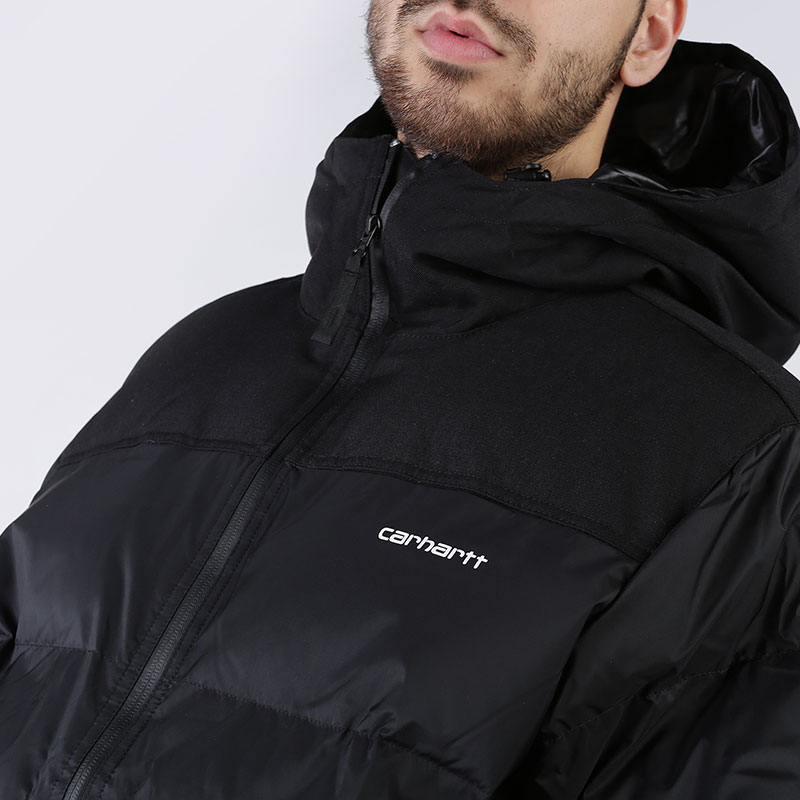 мужская черная куртка Carhartt WIP Larsen Jacket I026811 - цена, описание, фото 5